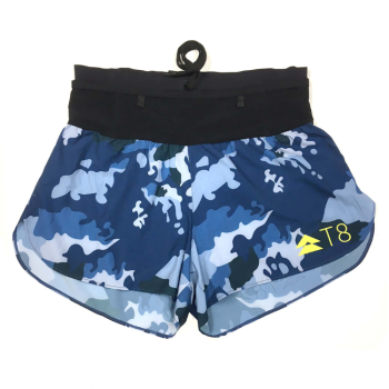T8 Women's Sherpa Shorts V2 (Blue Camo)